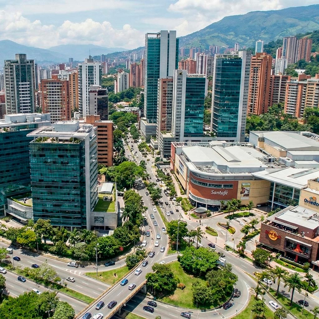 Medellín skyline